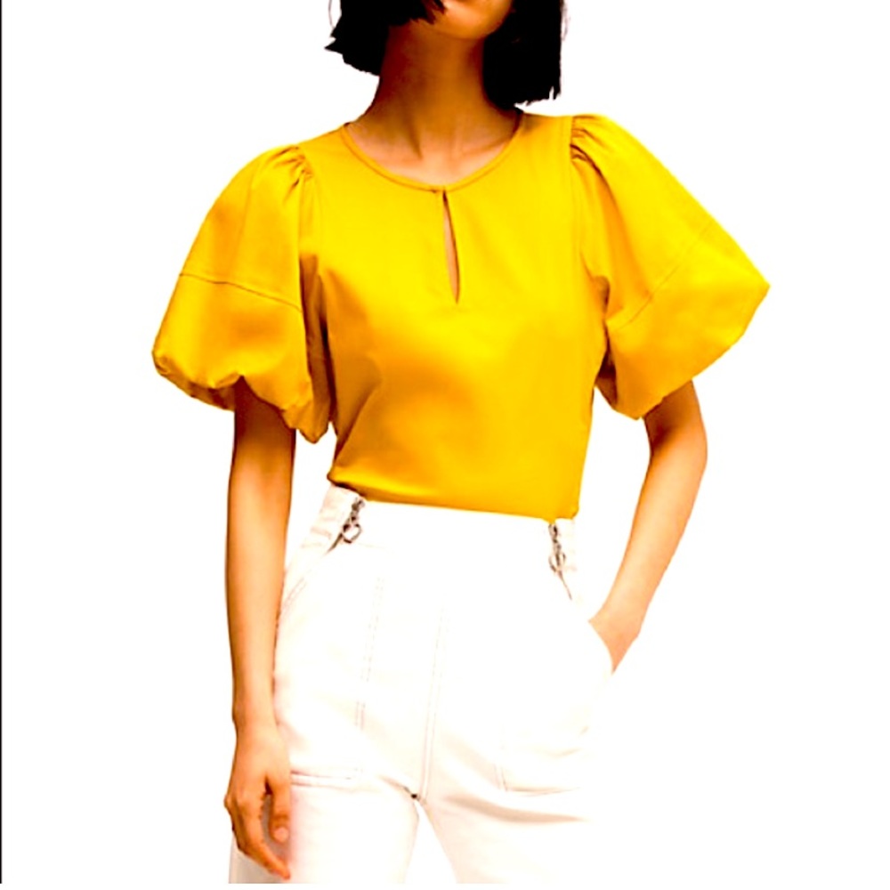 Kate Spade ♠️ Poplin Sleeve Blouse Size 0